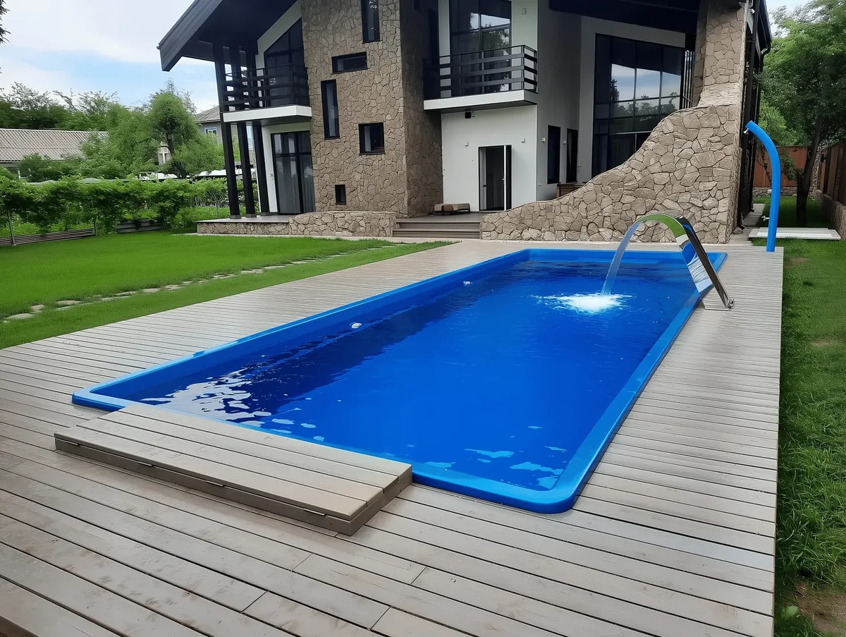 Композитный бассейн Laguna 9 — вид сверху в Находке