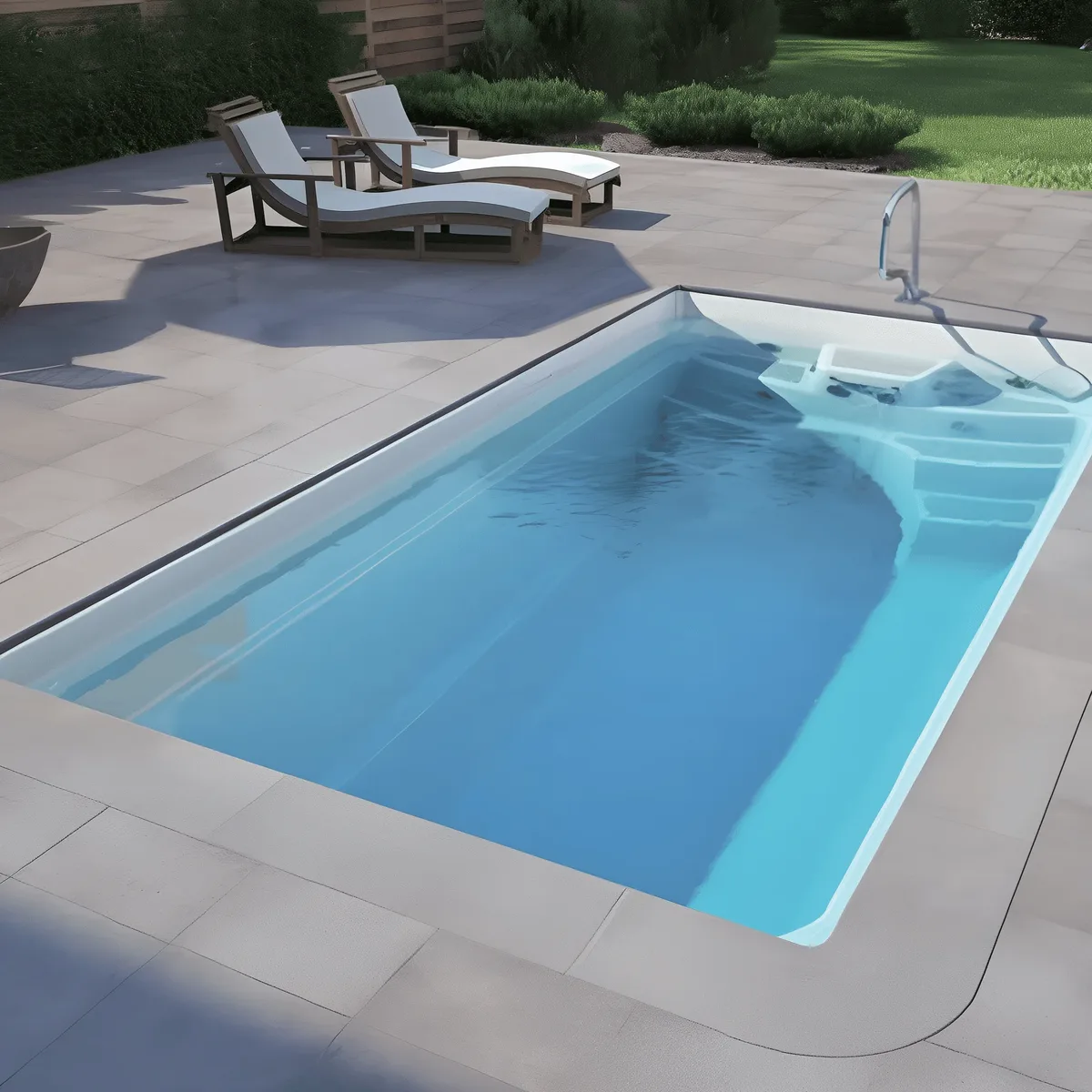 Композитный бассейн Laguna 5 — вид сверху в Находке