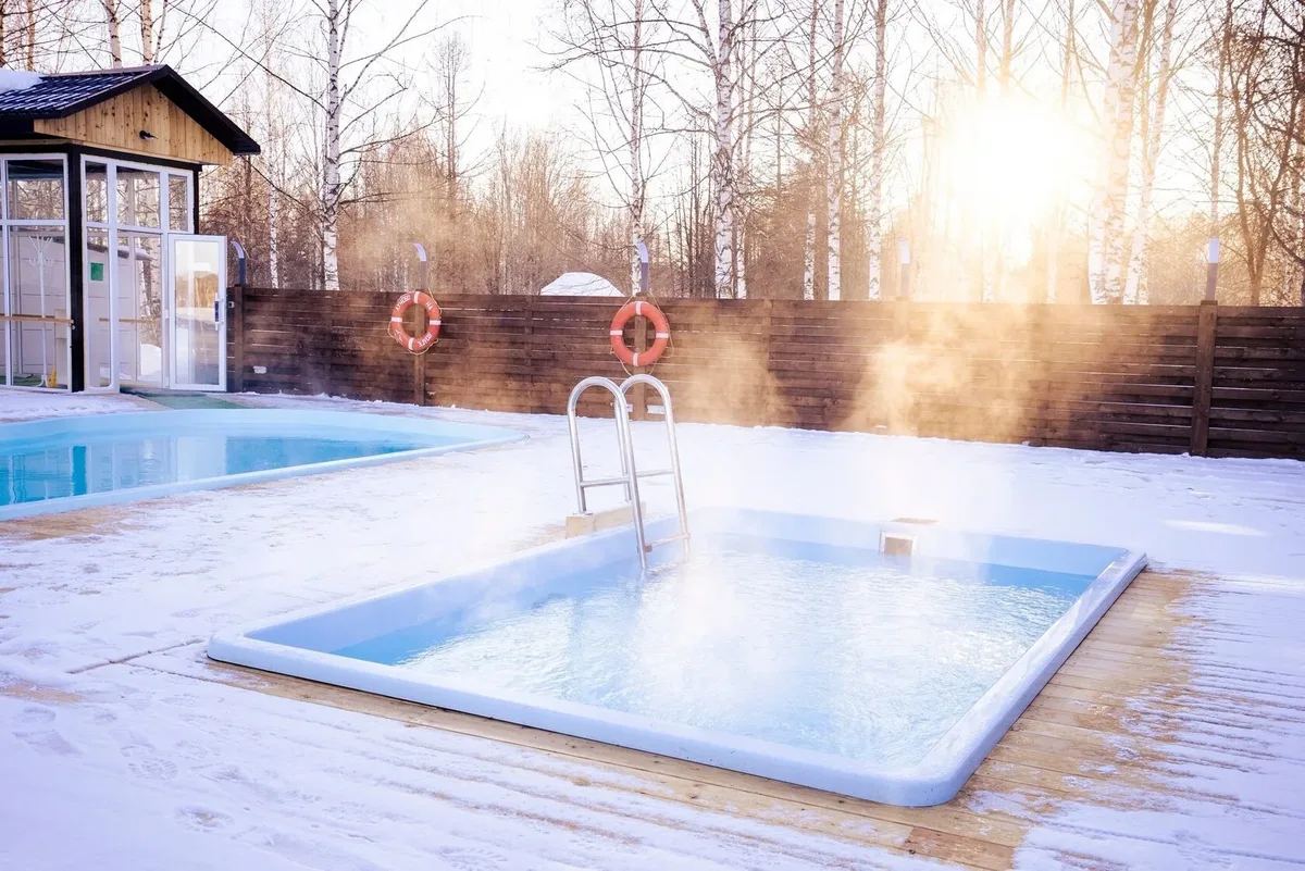 Композитный бассейн Laguna 4 — установка в Находке