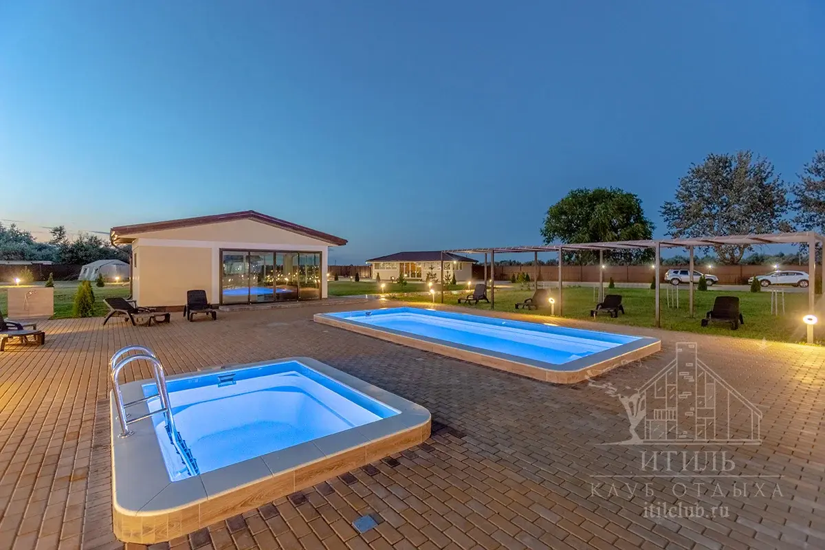 Композитная купель Laguna 3 — установка в Находке